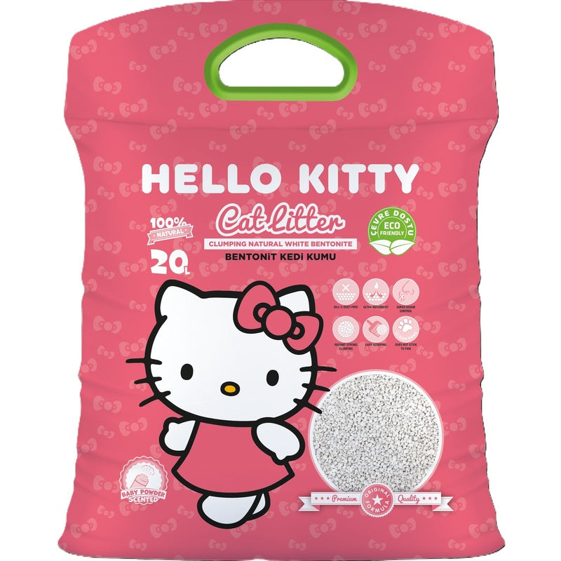Hello Kitty Bentonite Baby Powder Nonwoven Bag Cat Litter 20 L