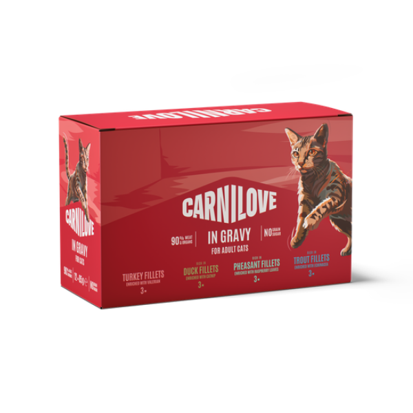 Carnilove Gravy Multipack Cat (12x85g)