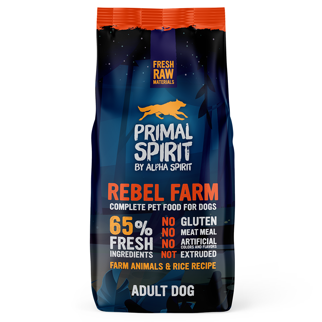 Primal Spirit Rebel Farm Chicken & Fish Complete Dog Food (12kg) - North East Pet Shop