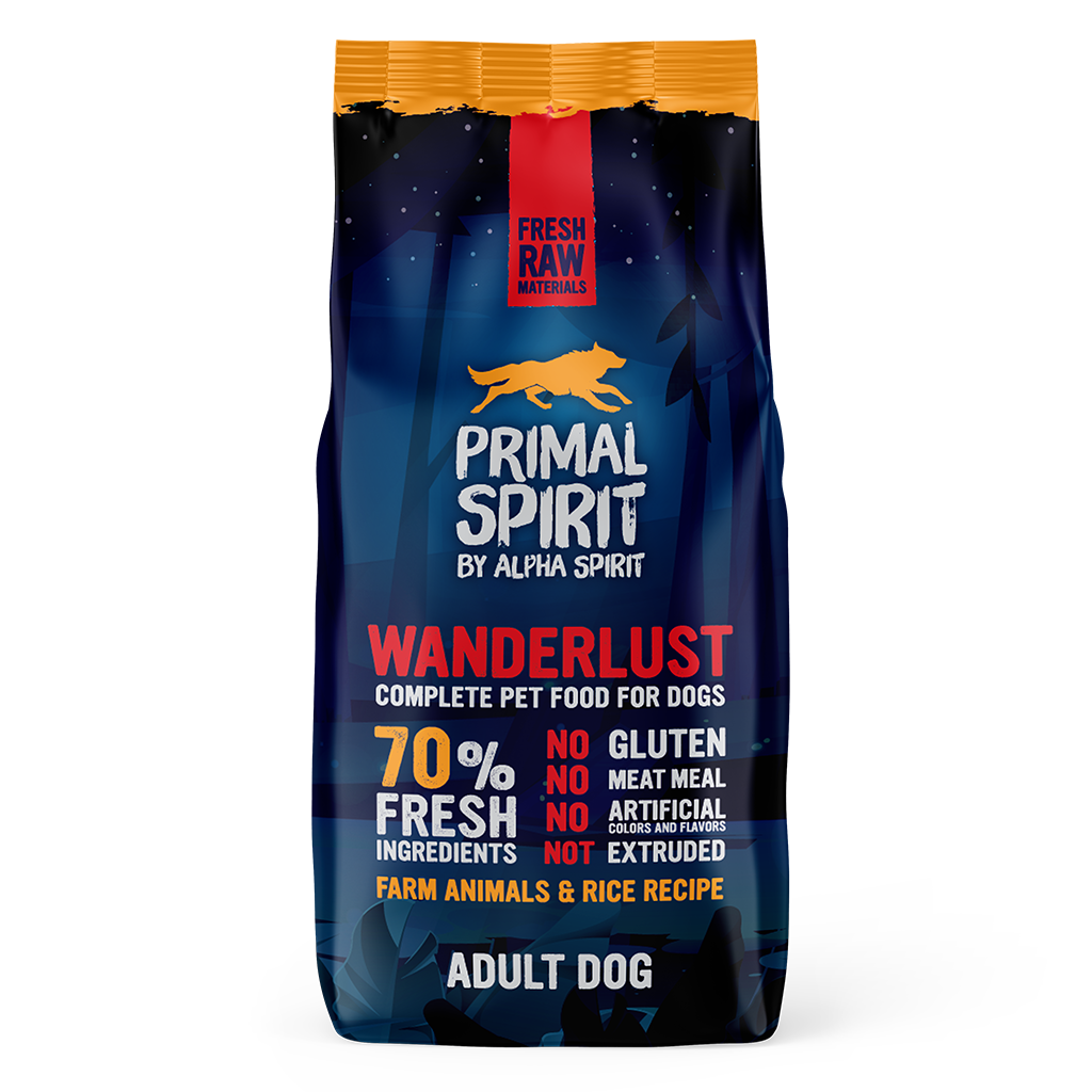 Primal Spirit Wanderlust Chicken & Fish Complete Dog Food (12kg) - North East Pet Shop