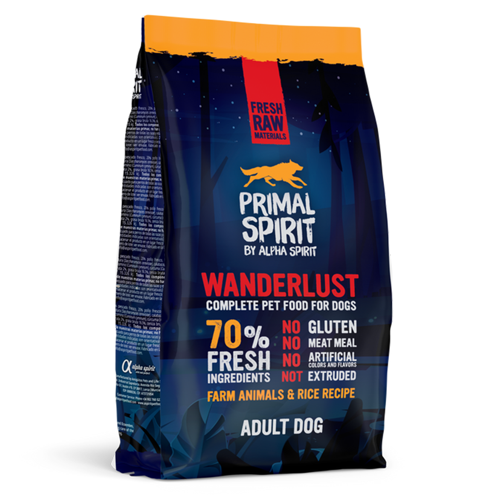 Primal Spirit Wanderlust Chicken & Fish Complete Dog Food (1kg) - North East Pet Shop