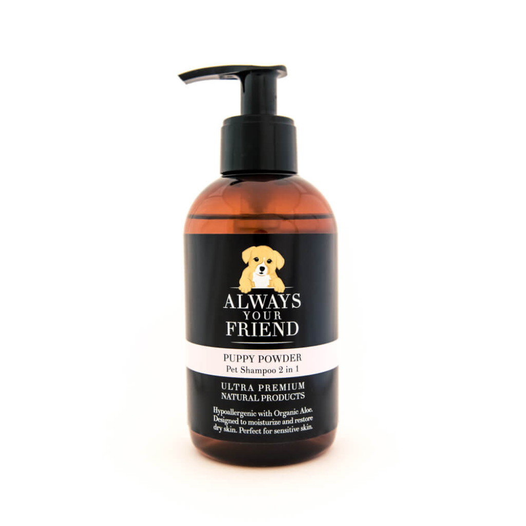 Always Your Friend Puppy Powder – 2-in-1 Shampoo and Conditioner (250ml) - North East Pet Shop