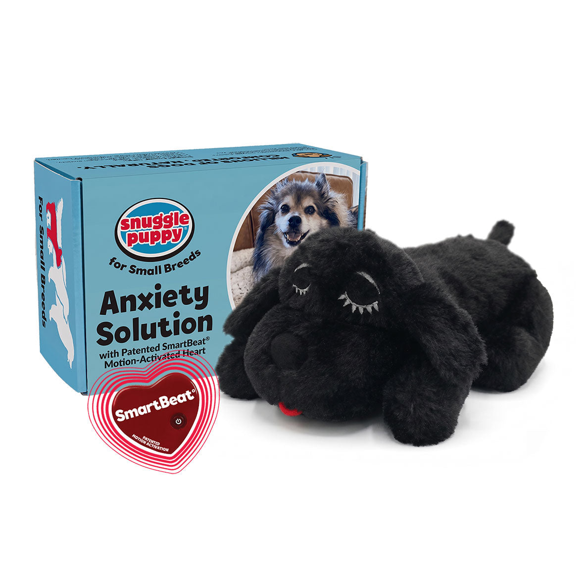 Snuggle Puppy Original Heartbeat – Black