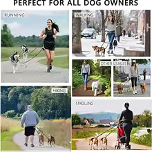 Hands Free Dog Walking Lead - purple