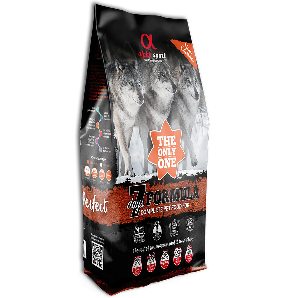 Alpha Spirit 7 Days Formula Complete Dog Food – The Only One (12kg) - North East Pet Shop