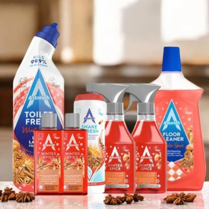 FabFinds Winter Spice Christmas Cleaning Bundle – 7 Piece