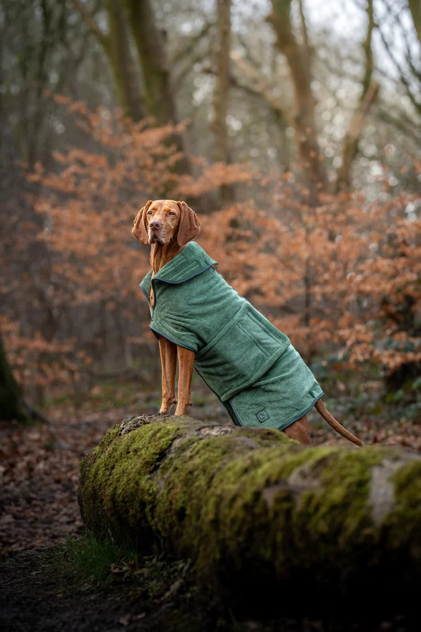 Stellar Luxury Drying Robes for Dogs - MD 43cm / Charcoal