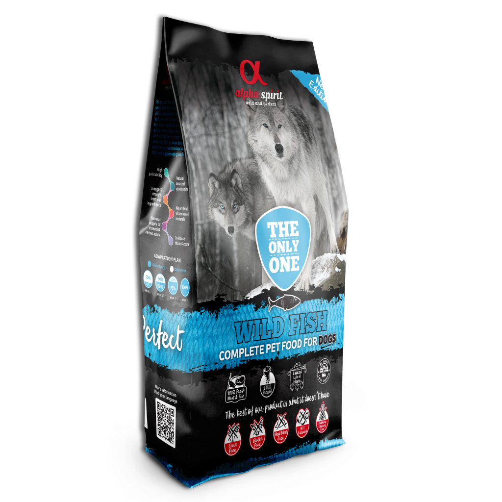 Alpha Spirit Wild Fish Complete Dog Food – The Only One (12kg) - North East Pet Shop