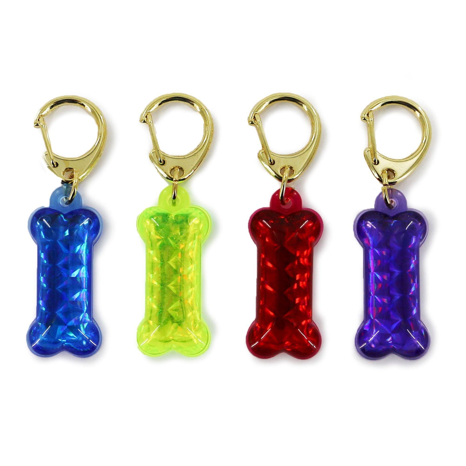 Ancol Training and Safety Reflective Dog ID Tag Bone Shape