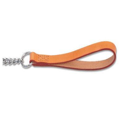 Ancol Heavy Chain Lead TH Handle Tan 76cm - North East Pet Shop ANCOL