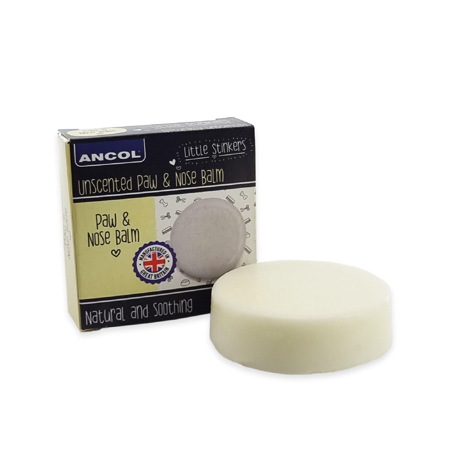 Ancol Little Stinker Unscented Paw and Nose Balm 50g