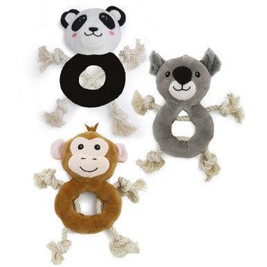 Ancol Ropey Koala, Monkey and Panda Made From