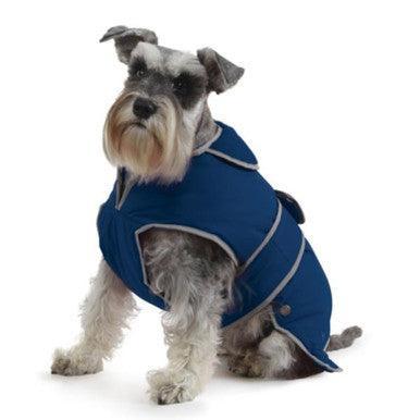 Ancol Stormguard Dog Coat Chest Protector Navy Small - North East Pet Shop ANCOL