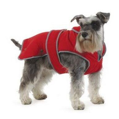 Ancol Stormguard Dog Coat Chest Protector Poppy Red Medium - North East Pet Shop ANCOL