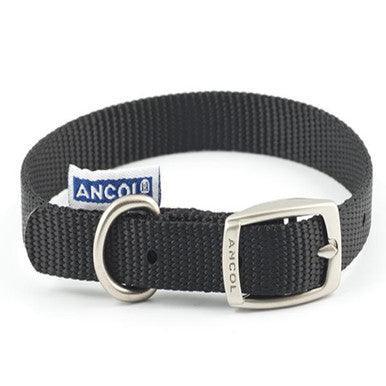Ancol Viva Collar Black 35-43cm Size 4 - North East Pet Shop ANCOL