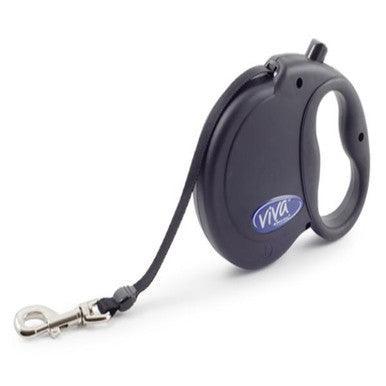 Ancol Viva Extendable Lead Black Small Dog 20kg 5m - North East Pet Shop ANCOL