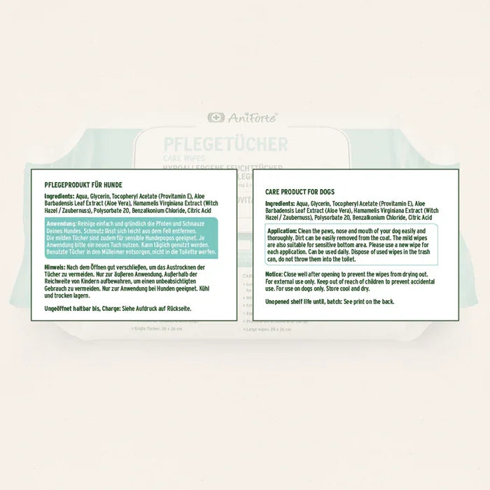 AniForte Care Wipes - 100 Pack