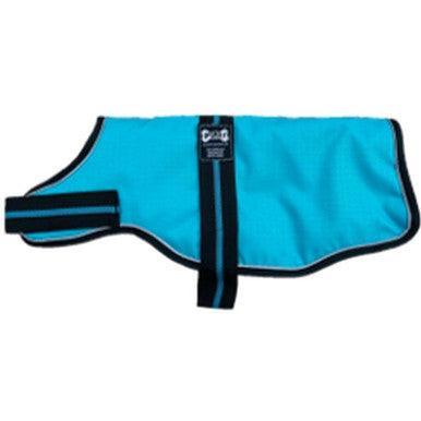 Animate Dachshund Padded Teal Dog Coat with adjustable belly strap 11Inch - North East Pet Shop Animate