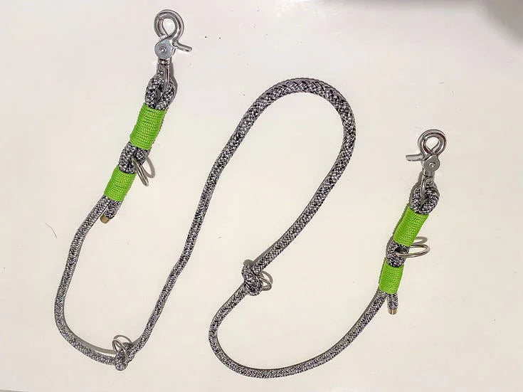 Training Rope Lead - Handmade Paracord Dog Lead - Black