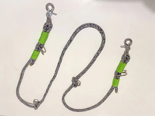 Training Rope Lead - Handmade Paracord Dog Lead - Black