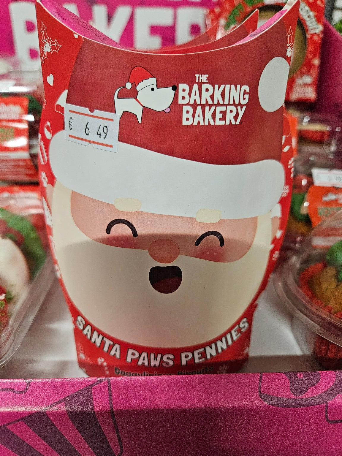 Barking Bakery Santa Paws Pennies included in the Merry Woofmas box