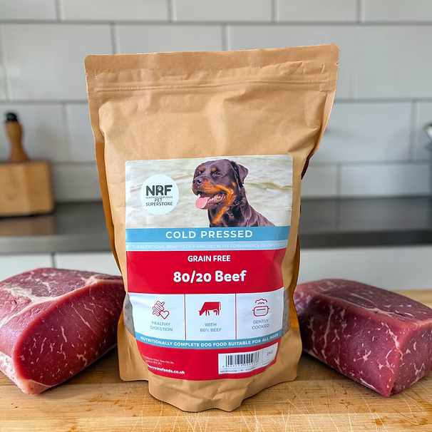 N.R.F Cold Pressed Raw Premium 80-20 Beef - 2kg