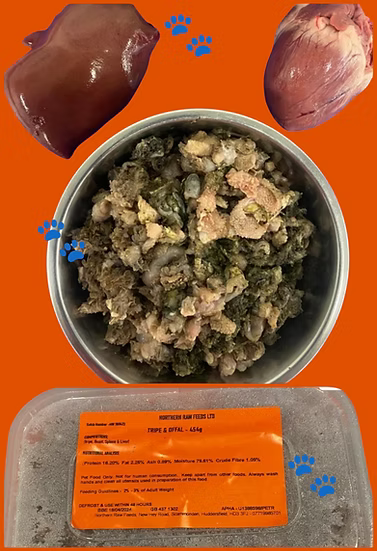 Northern Raw Feeds - Tripe & Offal - 454g