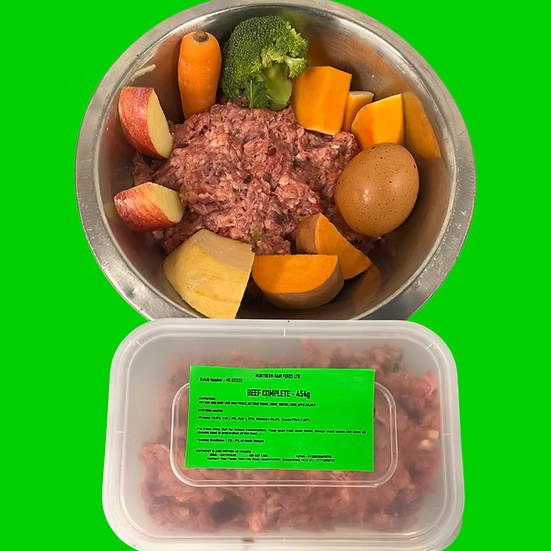Northern Raw Feeds - Beef Complete - 454g