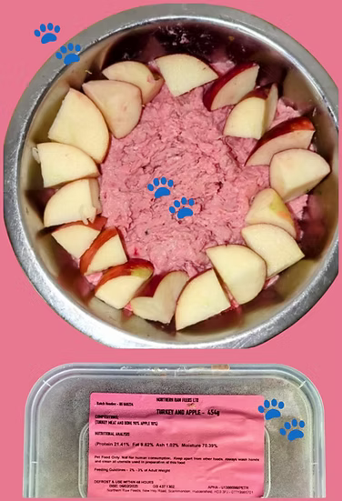 Northern Raw Feeds - Turkey & Apple - 454g