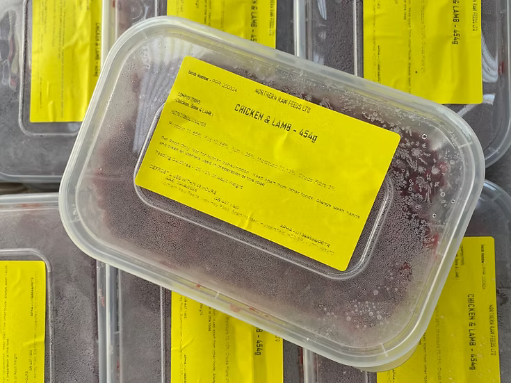 Northern Raw Feeds - Chicken & Lamb - 454g