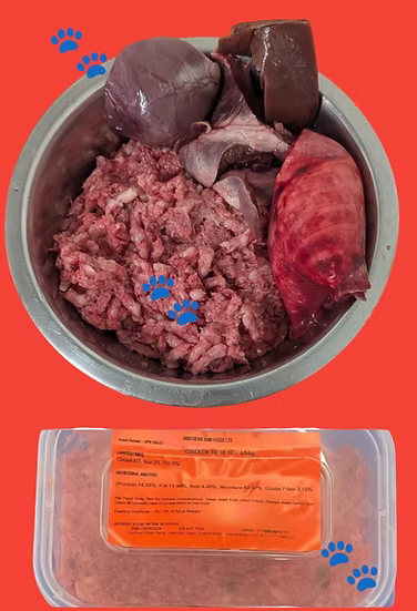 Northern Raw Feeds - Chicken 80 10 10 - 454g