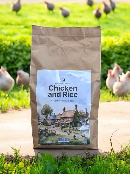N.R.F Premium Wheat Free Larger Breed Chicken & Rice - 2kg