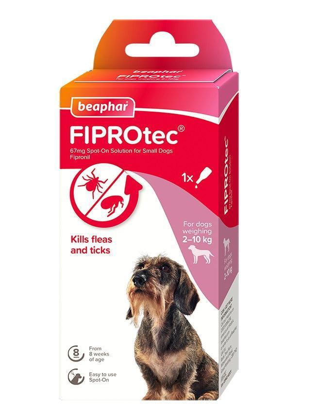 Beaphar FIPROtec Flea and Ticks Spot On for Small Dogs (2-10kg) 1 pipette