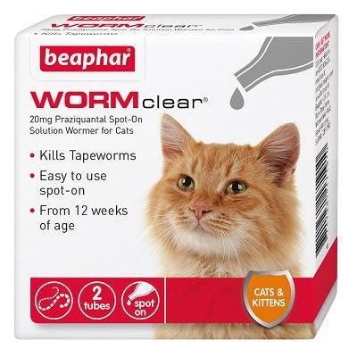 Beaphar Spot On Worm Clear Cat 2 Tubes
