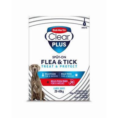 Bob Martin Clear PLUS 268mg / 241.2mg Spot On Solution for Large Dogs 1T