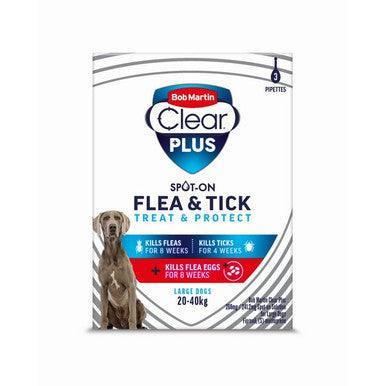 Bob Martin Clear PLUS 268mg / 241.2mg Spot On Solution for Large Dogs 3T