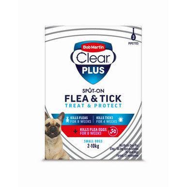 Bob Martin Clear PLUS 67mg / 60.3mg Spot On Solution for Small Dogs 3T