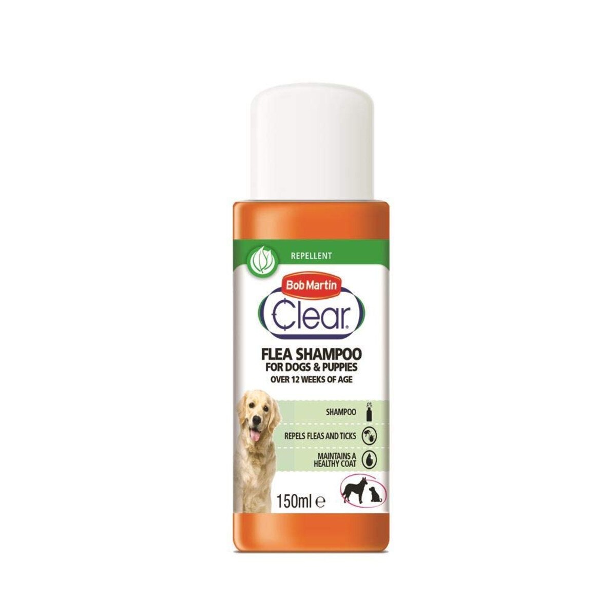 Bob Martin Clear Flea Shampoo for Dogs 150ml - Case of 6