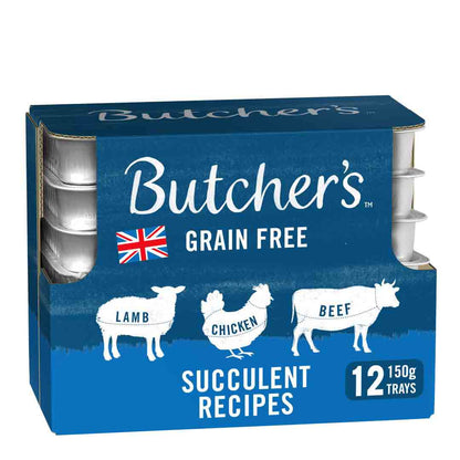 Butcher's Succulent Recipes Dog Food Trays – 4 x 150g / 12 x 150g – product view 3