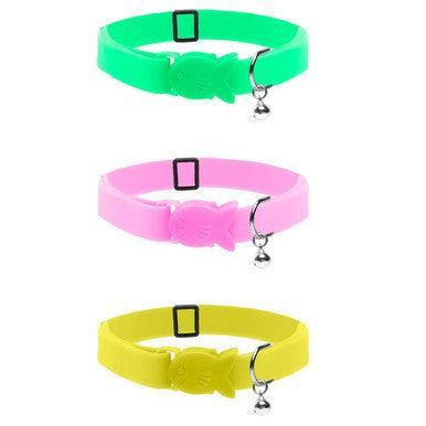 Cat Circus Neon Cat Collars Assorted Yellow - North East Pet Shop Cat Circus