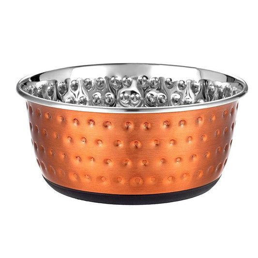 Classic Luxury Embos SSteel Dish 6x500ml - North East Pet Shop Classic