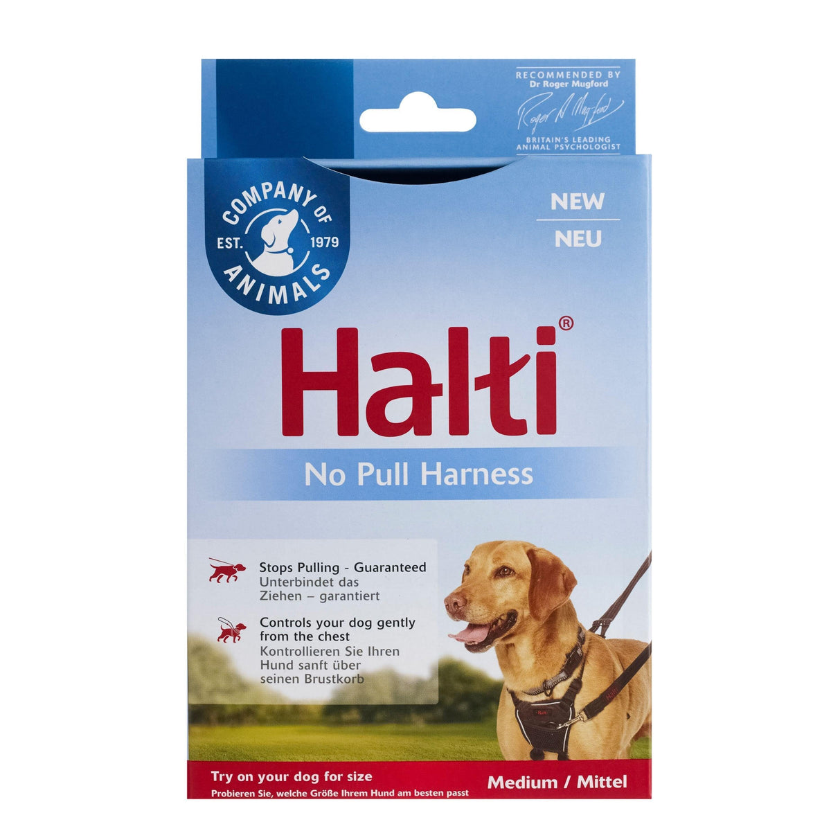Company of Animals Non-Pull Harness Black - Medium - North East Pet Shop Company of Animals