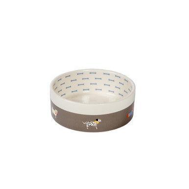 Danish Design FatFace Marching Dogs Pet Bowl Large - North East Pet Shop Danish Deisgn