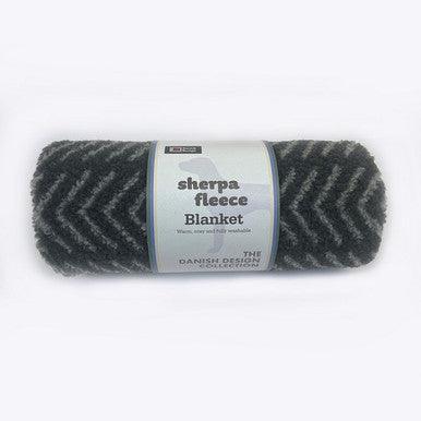 Danish Design Fleece Charcoal Arrows Blanket Medium - North East Pet Shop Danish Deisgn