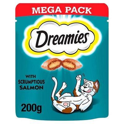 Dreamies Salmon Mega Pack 1.2kg - North East Pet Shop Dreamies