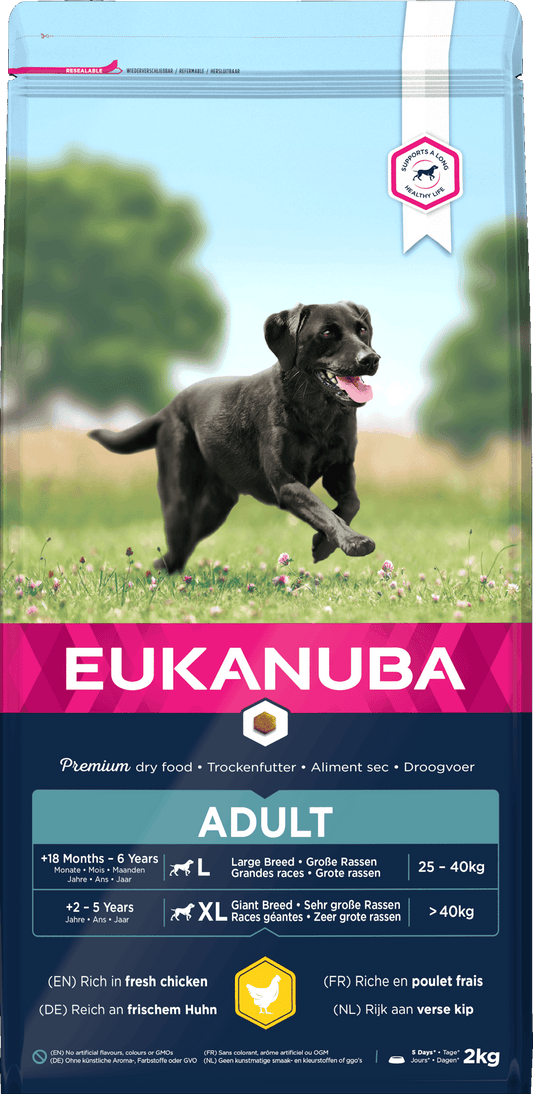 Eukanuba Adult Large Breed Chicken 2kg - North East Pet Shop Eukanuba