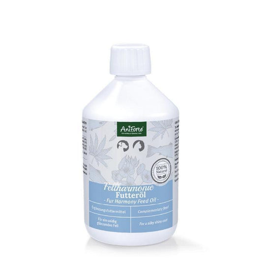 Fur Harmony Feed Oil 500ml - Supports Skin & Coat - North East Pet Shop Aniforte