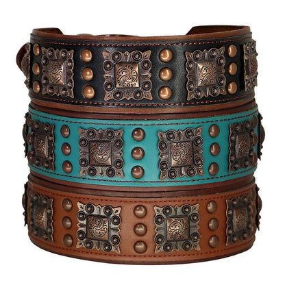 Genuine Leather Classic Collar - North East Pet Shop Dog Shack UK