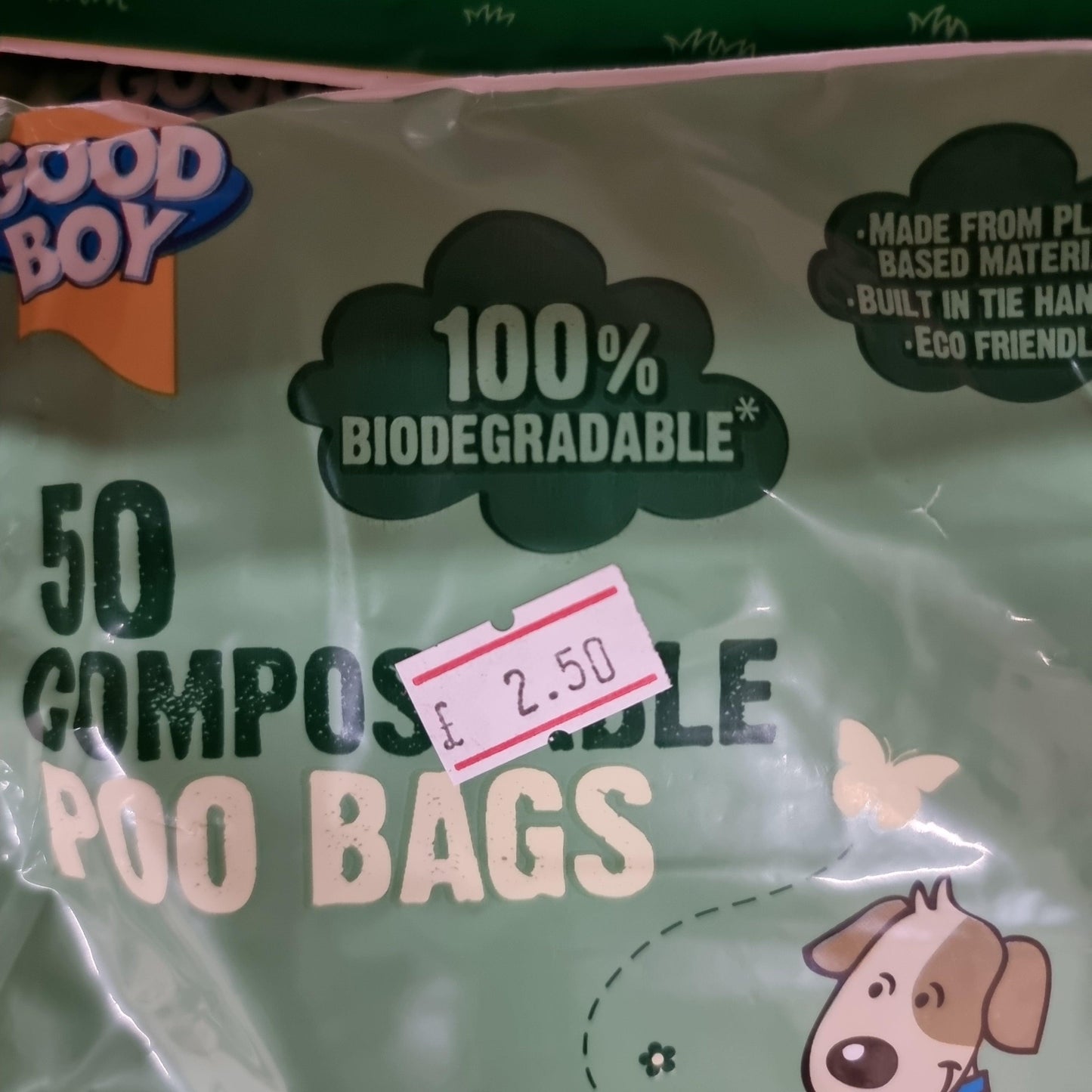 Good Boy Compostable Poo Bags - 50 Pack
