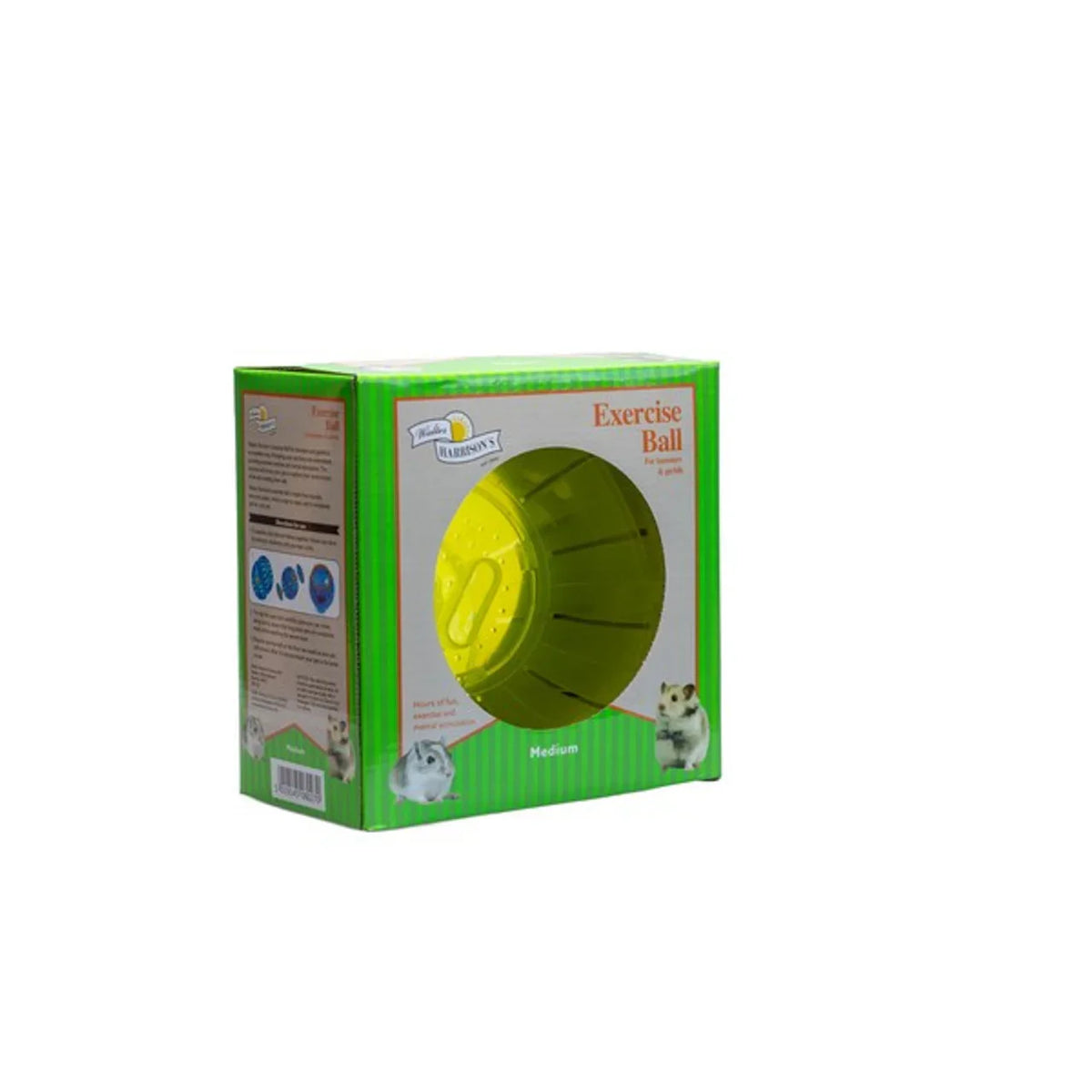 Harrisons Small Animal Exercise Ball Medium 18cm - North East Pet Shop Harrisons